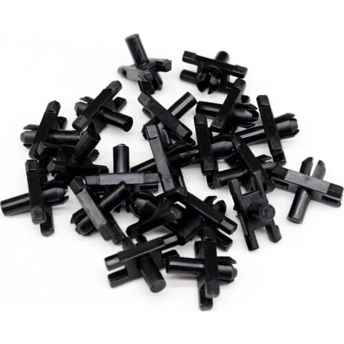 20x Plastic Push-Type Clips 51-13-1-804-205 Body Side Moulding Trim Retainer For BMW E10 1602 2002 2002tii Upper Belt Molding