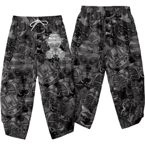 Streetwear Men Harem Pants Japanese Style Casual Black Print Trouser Man Jogger Pants Plus Size 6XL