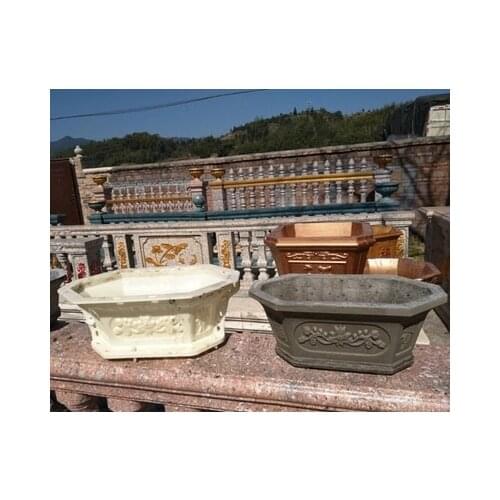 Cement Flowerpot ABS Mold big size Concrete Mould for Succulent Plants Handmade Home Decoration Garden Tool