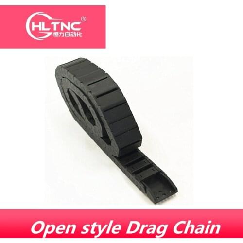 15*30mm R28 Open style Drag Chain 1000mm series Engiheering plastic cable Drag chains