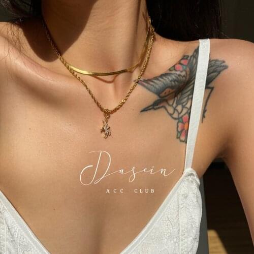 CZ Unicorn Necklace Alloy Pony Clavicle Chain Unicorn pendant Nordic Amulet Charm Necklaces For Women Fashion Jewelry