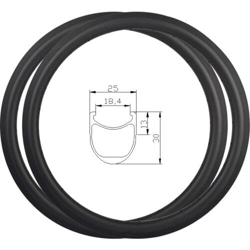 Rims 20 Inch Carbon 30mm Depth 25mm Width Carbon Fiber Bicycle Rims 451 BMX Rim Brake Clincher Rim 20 451 Carbon