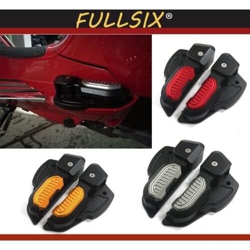 For Vespa Prima 125 150 SPRINT Primavera Rear Footrests Foot Rests Passenger Extensions Extended Footpegs Adapter