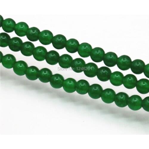 4mm 6mm 8mm 10mm 12mm 14mm Accessory Malay Chalcedony Stone Gems DIY Loose Round Beads Jewelry Making 15inch Christmas Gifts