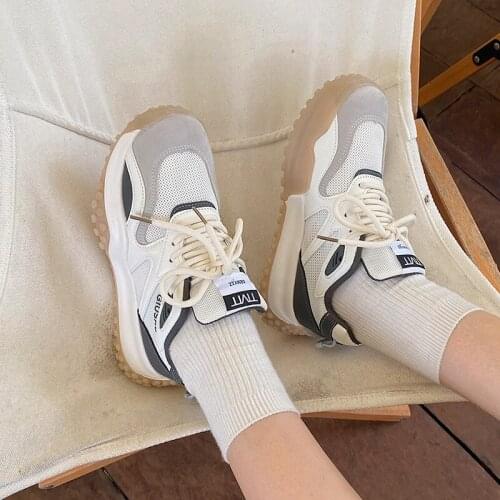 Mesh Platform Sneakers Womens Sports Shoes Woman Flats Tennis Female Fashion Running Shoes for Women Casual Sneakers Basket Pop
