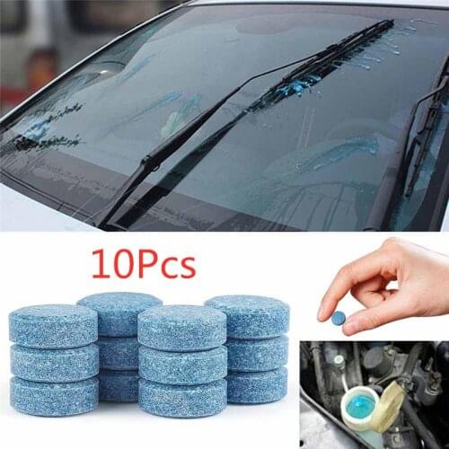 10 Pcs Multifunction Car Cleaner Compact Glass Washer Detergent Effervescent Tablets Car Accessories Auto Accessories TSLM2