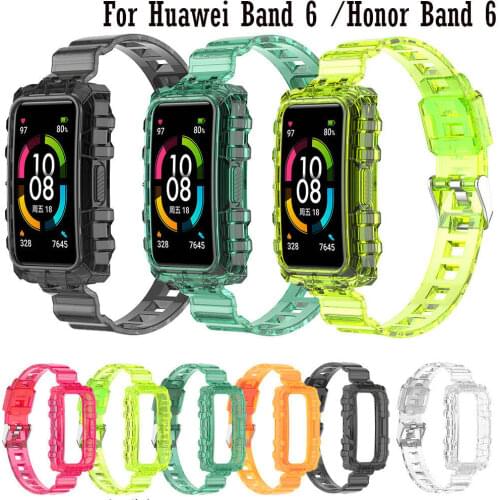 Watch Wrist Strap For original Huawei Honor Band 6 / Huawei Band 6 Smartwatch Wristband Sport Bracelet WatchBand Belt correa