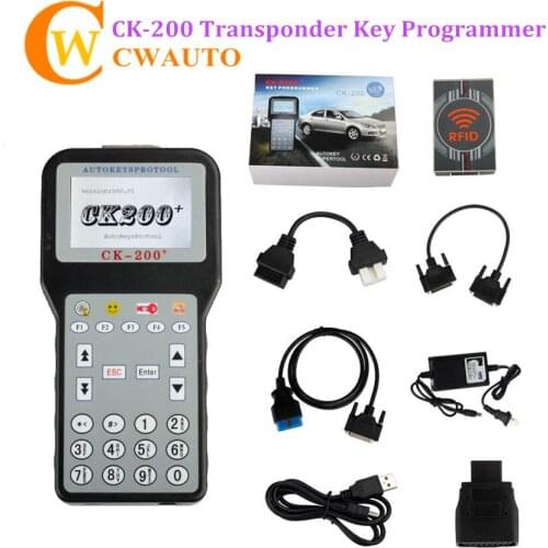 New V60.01 CK200 OBD2 Transponder Key Programmer Updated Version of CK-100 with Multi Languages Car Locksmith Tool