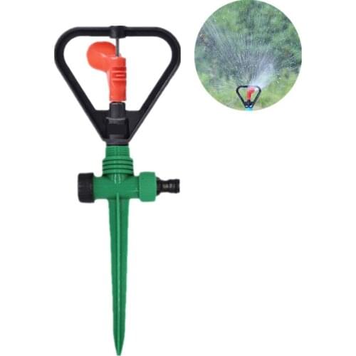 1/2" Plastic Butterfly Sprinkler With Stake Rain-like Lawn Automatic Rotation Irrigation Roof Cooling Garden Sprinkler