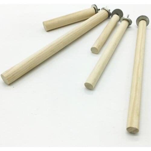 1 pcs Parrot Pet Raw Wood Hanging Stand Pet Supplies Rack Toy Parakeet Branch Perches For Bird Cages Accessories Toys Supplies