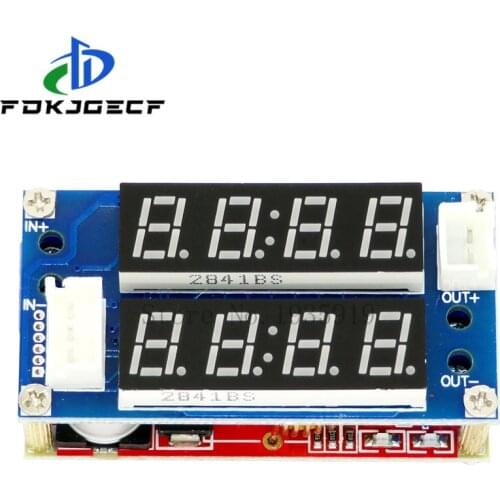 2 in 1 XL4015 5A Adjustable Power CC/CV Step-down Charge Module LED Driver Voltmeter Ammeter Constant current constant voltage