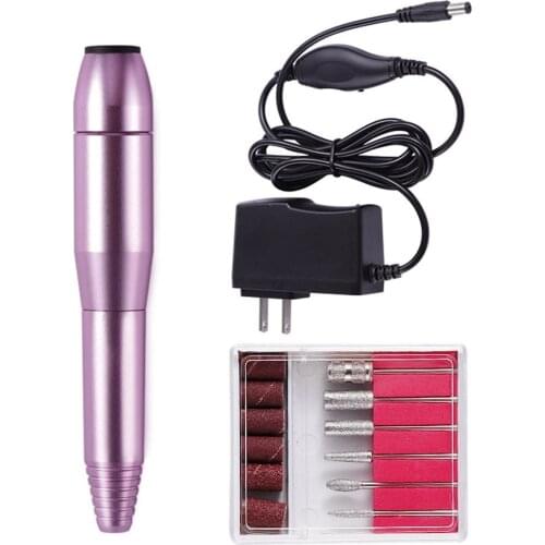 Portable Electric Nail Drill Nail Polisher Polishing Tool Set Professional Home Salon Manicure Pedicure Tool Nail File Kit