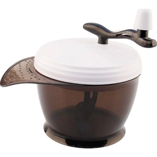 Professional Hairdressing Accessories Tool Manual Hair Color Mixer Hair Coloring Bowl Environmental Material Hair Dyeing Bowl