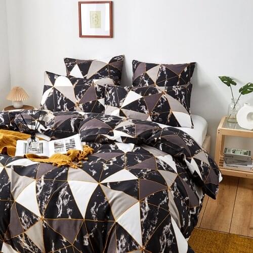 Nordic Simple Bedding Set Adult Duvet Cover Sets Bedspread Bed Linen Sheet Single Double Queen King size Qulit Covers 240/220