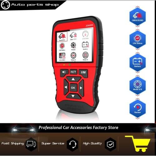 Code Reader JD906S New Generation Auto Diagnostics Tools OBD2 Scan Tool with I/M Readiness Mode6 , Mode 8
