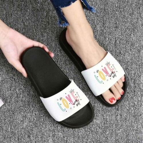 Slippers Women Bathroom Shoes Beach Slides Anti-slip Summer Home Slippers Non-slip Sandals fashion shoes Ladies filp flops 2021