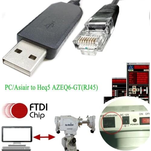 Skywatcher EQ6 AZEQ6 EQ5 PC to Mount NEQ6 EQMOD Cable Synscan_hand_controller_ascom_driver Kable