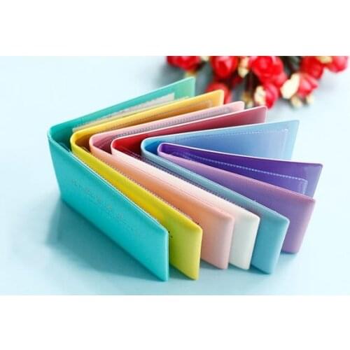 Candy Color Auto Driver License Bag PU Leather on Cover for Car Driving Documents Card Holder Purse Wallet Case