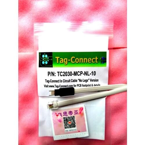 Tc2030-mcp-nl-10 in-circuit 10 & quot; w / O legs programming line tag connect