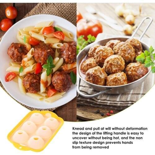 Meatball Maker Fish Balls Maker Reusable Meatball Silicone Mold Tray For Cooking Home Kitchen Tools Accessories