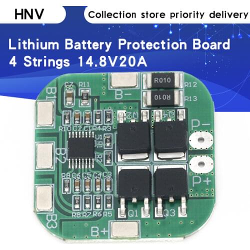 4S 14.8V / 16.8V 20A peak li-ion BMS PCM battery protection board bms pcm for lithium LicoO2 Limn2O4 18650 li battery