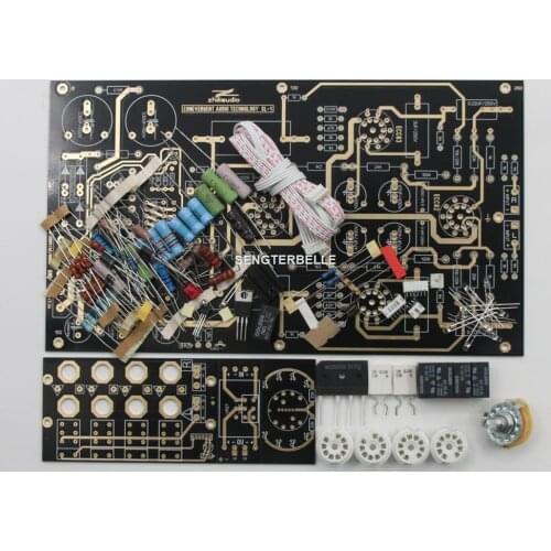 Hifi 12AU7+12AX7+6DJ8 Tube Pre-AMP Stereo Preamplifier Board Kit Refer CAT SL-1 Circuit