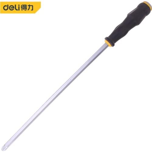 Deli Cross Rubber Plastic Handle Through Core Screwdriver Snap Ring Hand Wire stripper Nippers Multipurpose kits multi-function