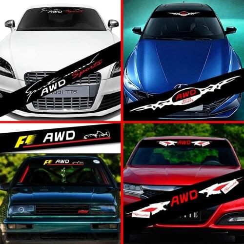 Car Front Windshield Prevent Sunlight Reflection Stickers Decoration Decals Styling Parts For Volvo AWD Accessories