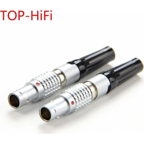 TOP-HiFi 1pair Gold Plated Male headphone Pin for DIY Focal Utopia Cable Connectors ADAPRER