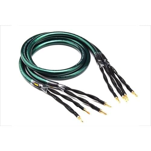 Y-028 Green Rose HIFI speaker cable 7N monocrystalline copper main speaker cable center line