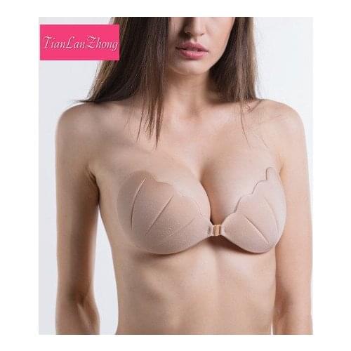 Seamless Push Up Bra Sexy Invisible Bra Fashion Strapless Shell Shape Top Bras For Women Bikini Silicone Bralette Underwear