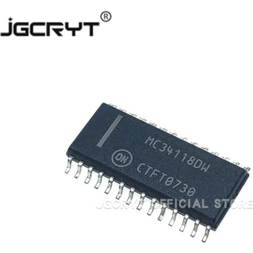 10Unids/lote MC34118DW MC34118 SOP-28 audio amplifier hands-free/voice switching speaker original