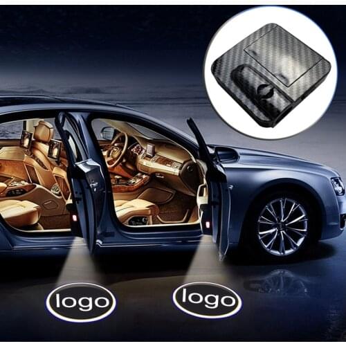 1PCS Universal Car Door Welcome Light Laser Lamp Wireless Projector logo Light Atmosphere Light Car LED Ambient Decoration Light