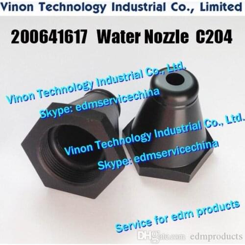 2pcs/bag) 200641617 C204 Lower Water Nozzle Ø6mm for Charmilles 200.641.617, 100641617, 100.641.617