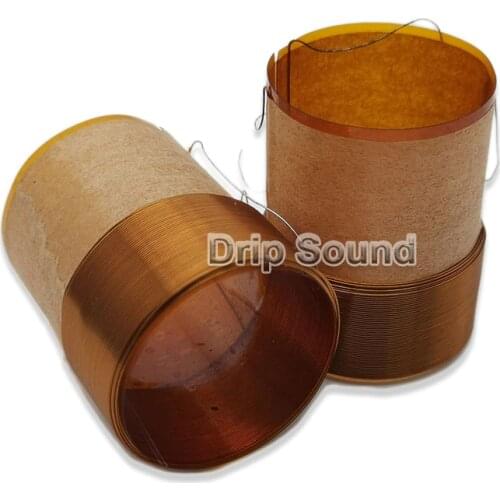 2pcs 25.5mm 25.5 Core 8ohm Bass Voice Coil KSV Kapton Woofer Sound Drive Speaker Repair Parts 4-Layer