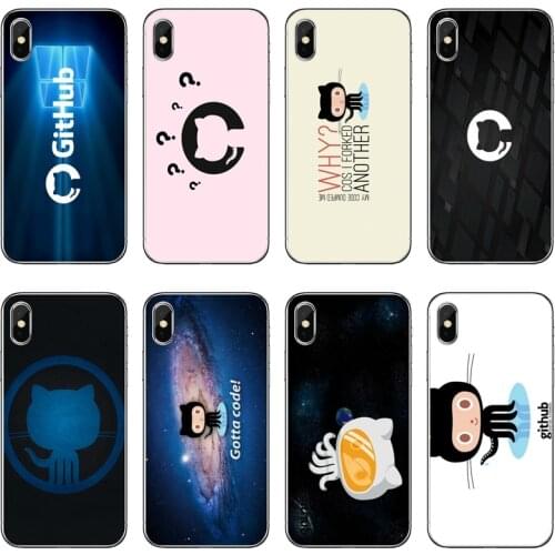 Accessories Phone Case For Huawei P30 P20 Pro P10 P9 P8 Lite Y5 Y6 Y7 Y9 P Smart Plus 2018 2019 social Github