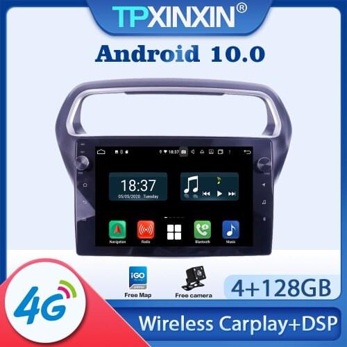 Android 10.0 For Ford Escort 2015 2016 - 2018 Car Radio Multimedia Video Audio Recorder DVD Player Navigation HeadUnit GPS 2din