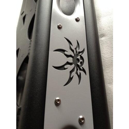 J070 Poison Spider Car Pedal Side Step Bar for Jeep Wrangler JK 4 Doors 2007-2017 LANTSUN