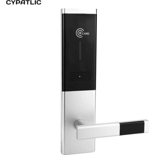 High security hotel room key card door locks system