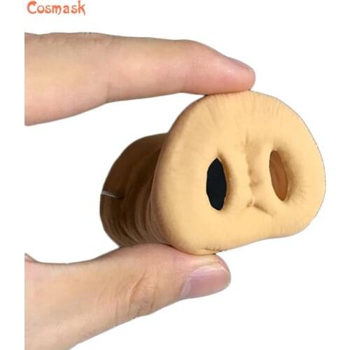 Cosmask Pig Nose Latex Nose Dress Up Costume Props Funny Party Decoration Halloween Scary Mask Supplies