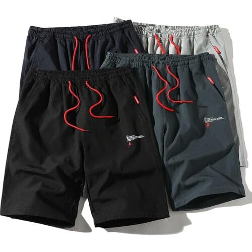 KKSKY 2021 Summer Men Casual Print Shorts 100% Polyester Chinese Fashion Mens Clothing Streetwear Male Gym Shorts Plus Size 5XL