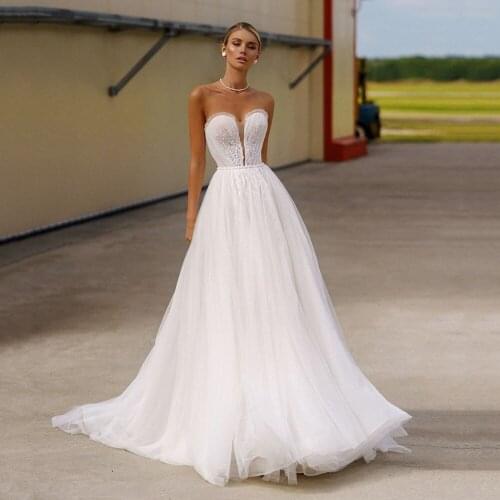 Shiny Animal Smoke Top Appliques 2021 New Backless Country Bridal gown Custom princess Wedding