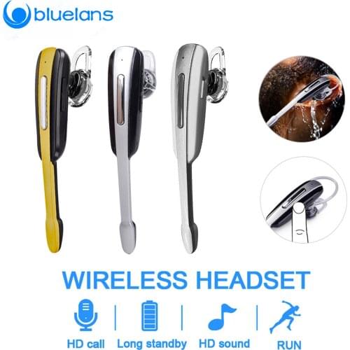 New Wireless Bluetooth Earphone Earhook Handsfree Business Headset With Mic Sports Bluetooth Earphones For Samsung Xiaomi Huawei