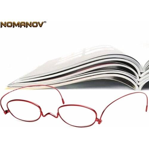 Fashion Paper Ultra-thin Rotate Portable Fold Ultralight Anti-blu Men Women Reading Glasses +0.75 +1.25 +1.5 +2.00 +1.75 TO +4
