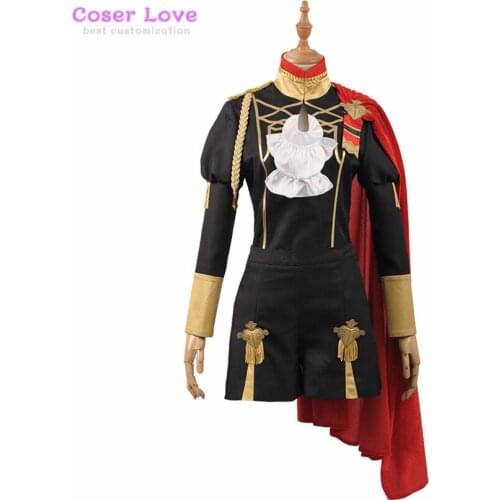 Fire Emblem: ThreeHouses Edelgard suit Cosplay costume Halloween Christmas party