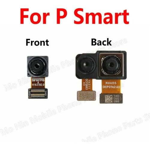 Front Rear View Back Camera For Huawei P Smart / Enjoy 7s Main Frontal Facing Camera Module Flex Cable Replacement Spare Parts