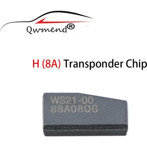 QWMEND Transponder H Chip 8A Smart Car Key 8A Chip for Toyota Rav4 Highlander Corolla Sienna Sequoia Camry Ceramic Blank Chip H