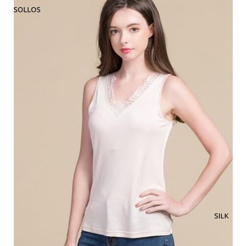 Silk tank v neck undershirt sexy lingerie underwear strappy vest camis sleeveless top women ladies tops cami summer woman gilet