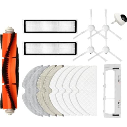 For Dreame D9 Robot Vacuum Cleaner Replacement Accessories Main Brush Cover Side Brushes HEPA Filter Mop Cloth Rags wheel Parts