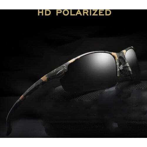 Polarized sunglasses mens luxury brand design driving sunglasses UV400 outdoor frameless glasses Gafas De Sol 1041